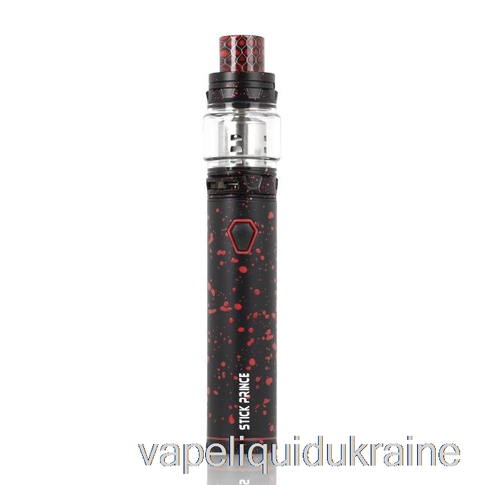 Vape Ukraine SMOK Stick Prince Kit - Pen-Style TFV12 Prince Black w/ Red Spray